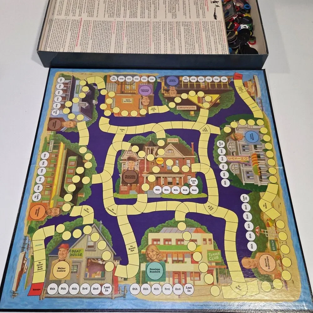 1985 Murder She Wrote Board Game Angela Lansbury